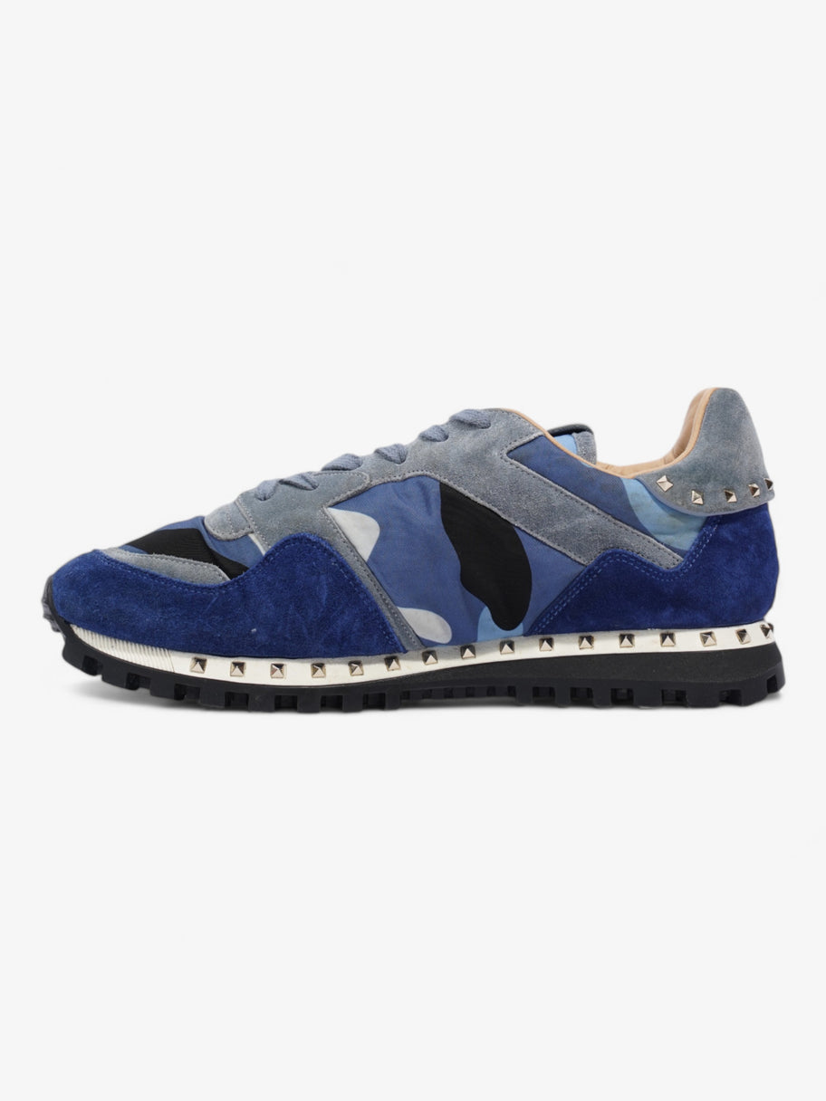 Valentino Rockstud Sneakers Blue / Black Suede EU 43 UK 9 Image 3