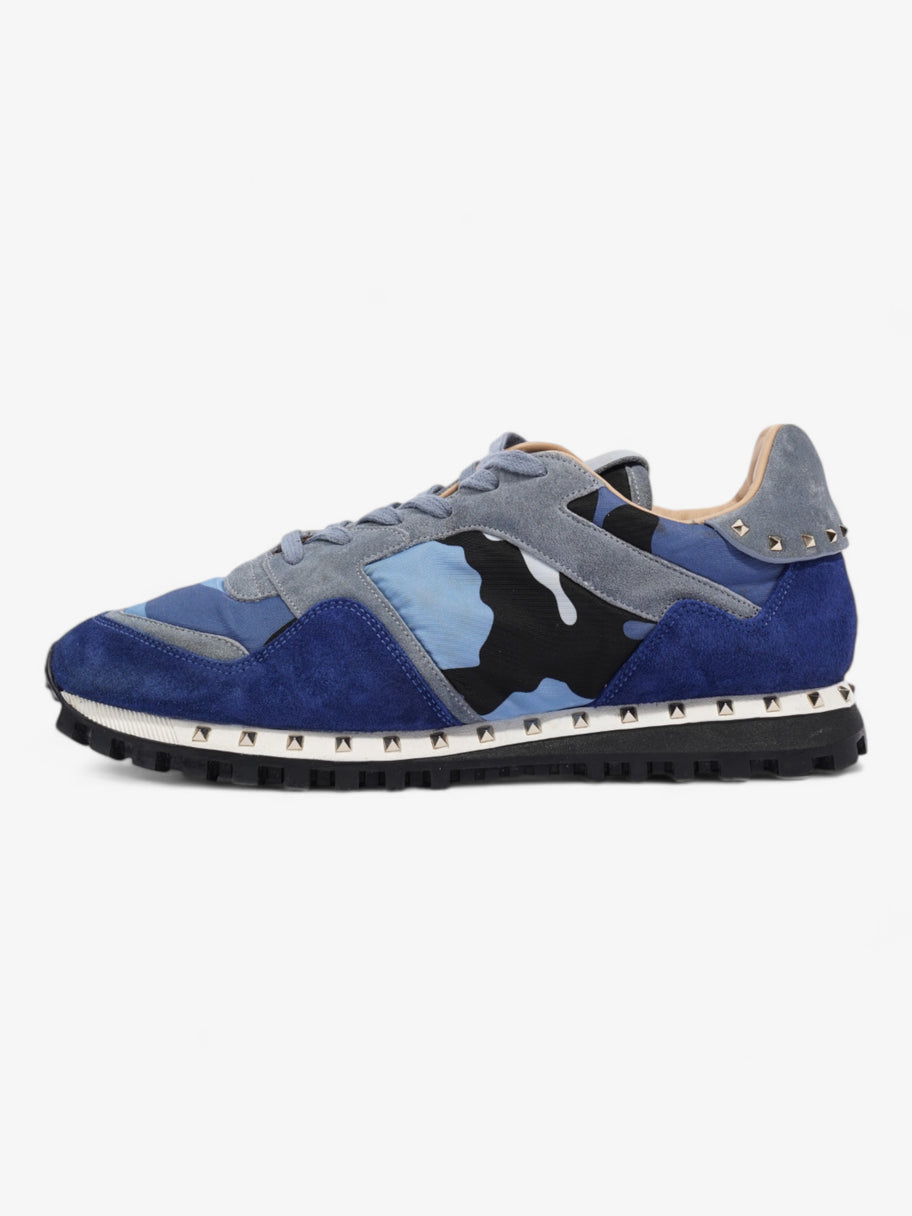 Valentino Rockstud Sneakers Blue / Black Suede EU 43 UK 9 Image 5