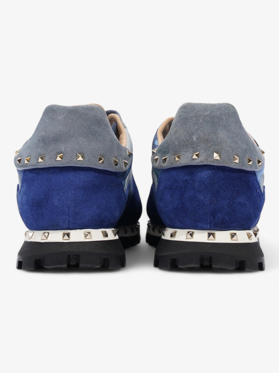 Valentino Rockstud Sneakers Blue / Black Suede EU 43 UK 9 Image 6