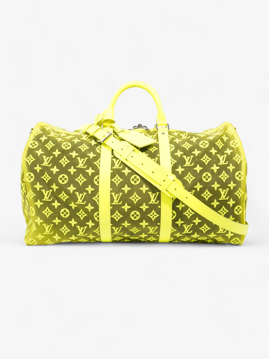 Louis Vuitton Keepall 50 Yellow Monogram Mesh Image 1