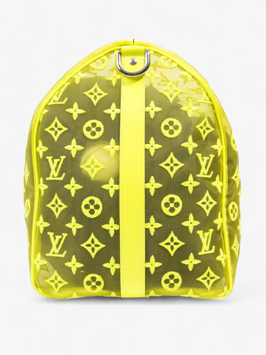 Louis Vuitton Keepall 50 Yellow Monogram Mesh Image 4