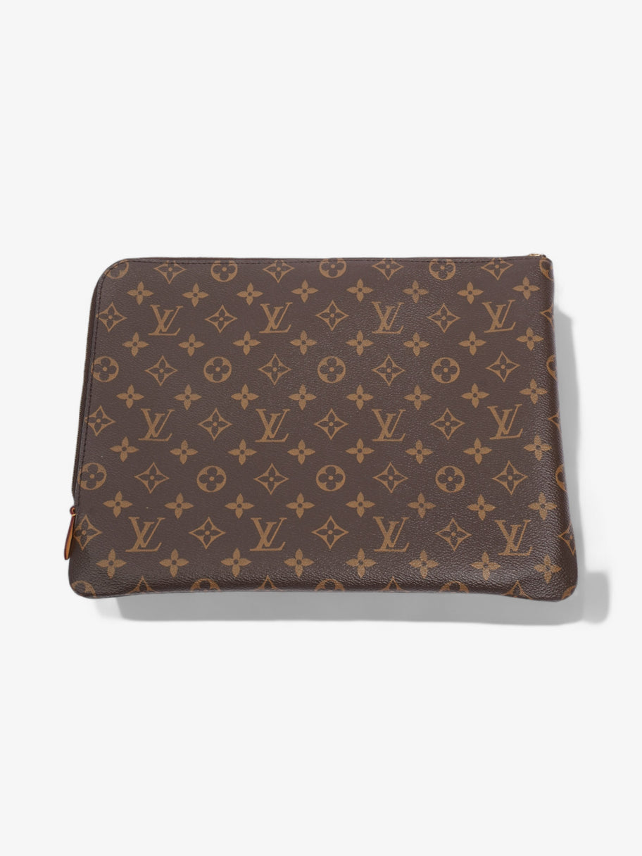 Louis Vuitton Poche Documents Monogram Coated Canvas Image 3