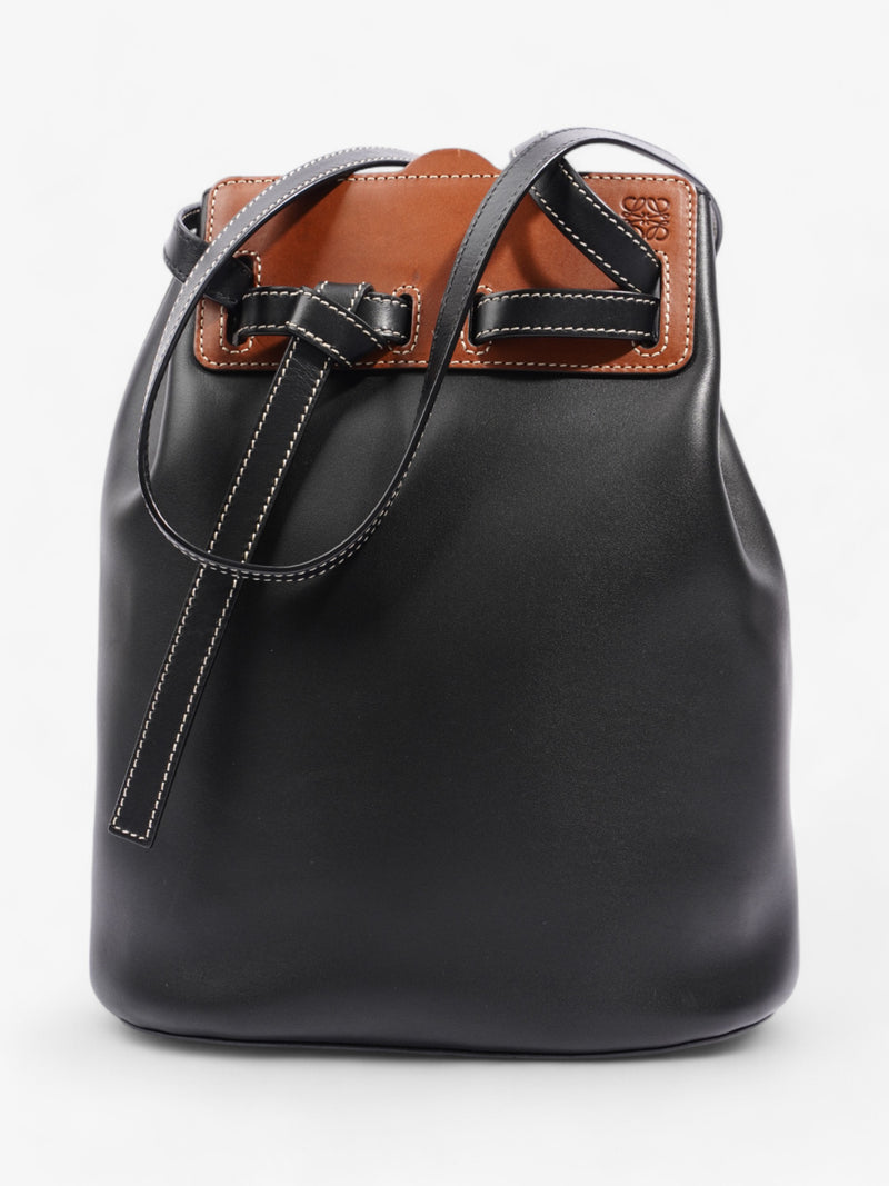  Loewe Lazo Bucket Bag Black / Brown Leather