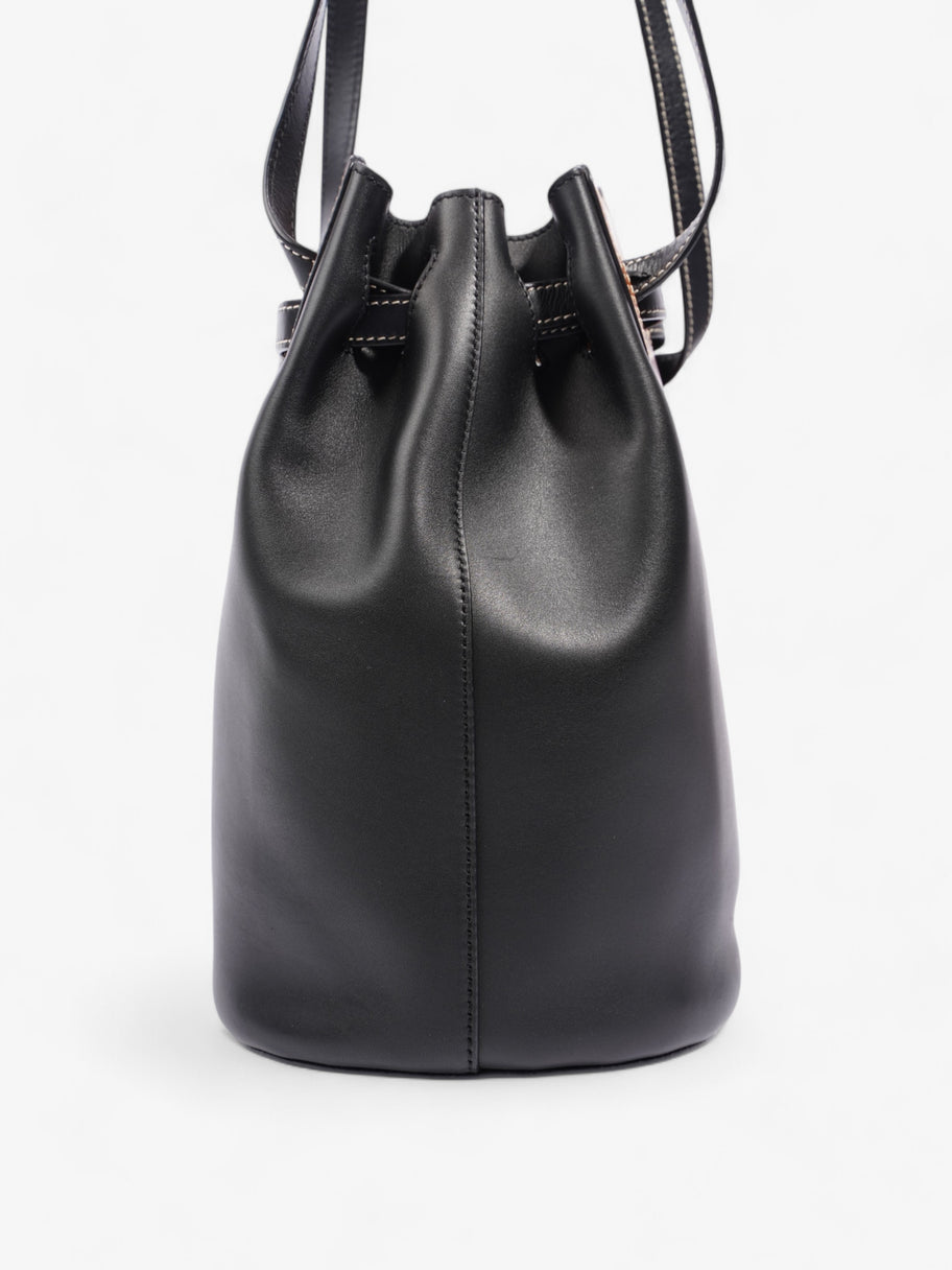 Loewe Lazo Bucket Bag Black / Brown Leather Image 3