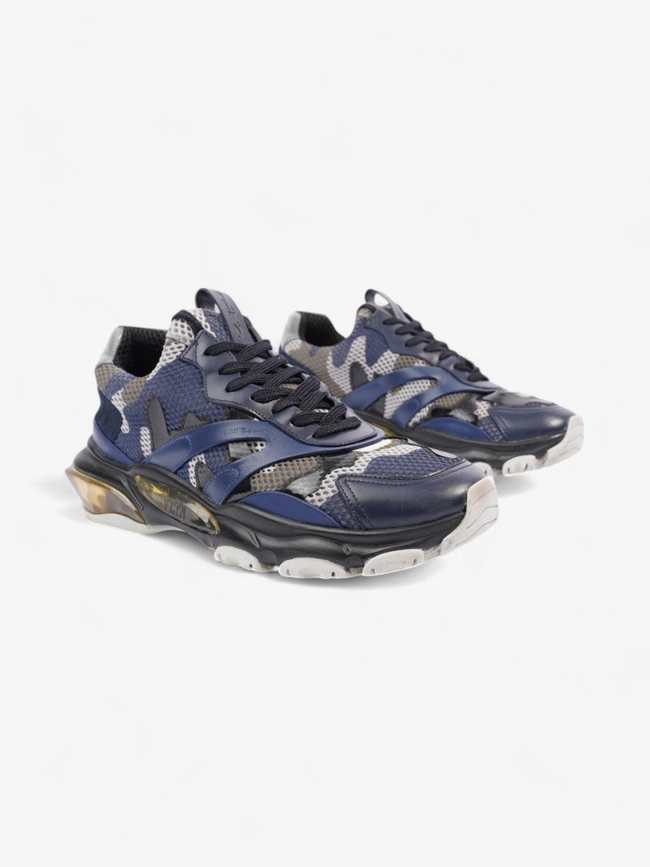 Valentino Bounce Mesh Camo Navy / Black / Grey Mesh EU 42 UK 8 Image 2