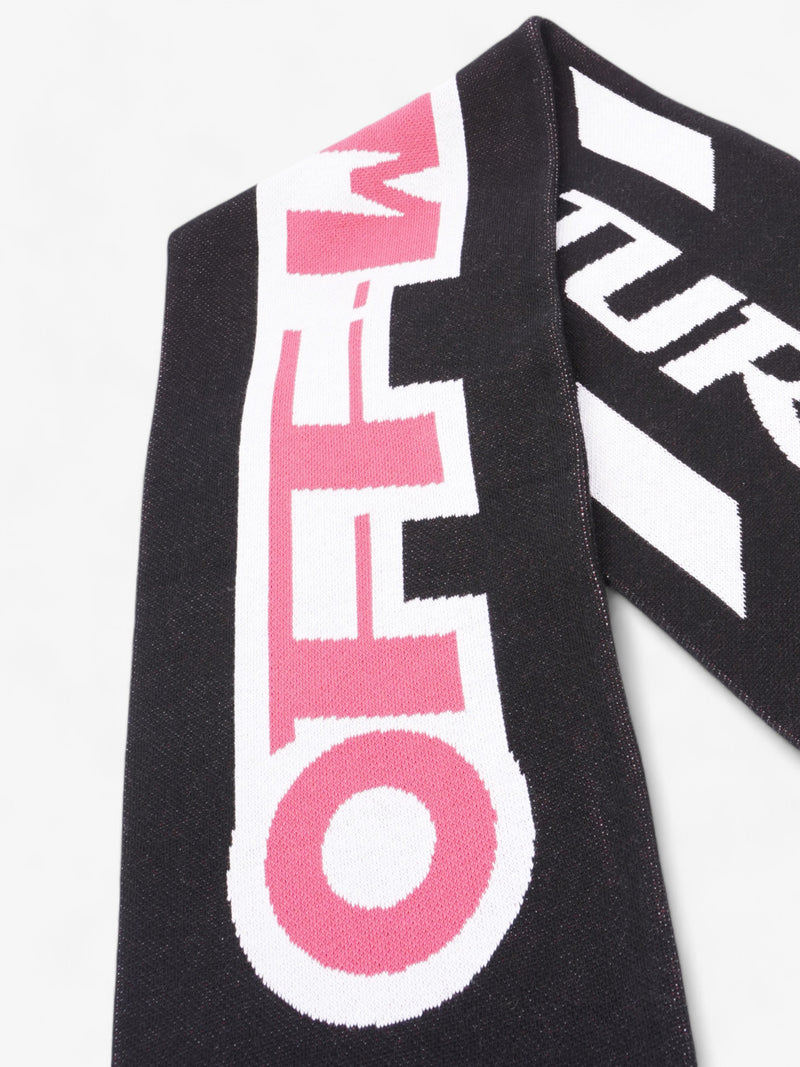  Off White Temperature Scarf Black / White / Pink Cotton