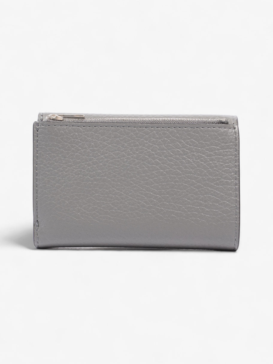 Mulberry Folded Multi-Card Wallet Charcoal Grained Leather Image 2