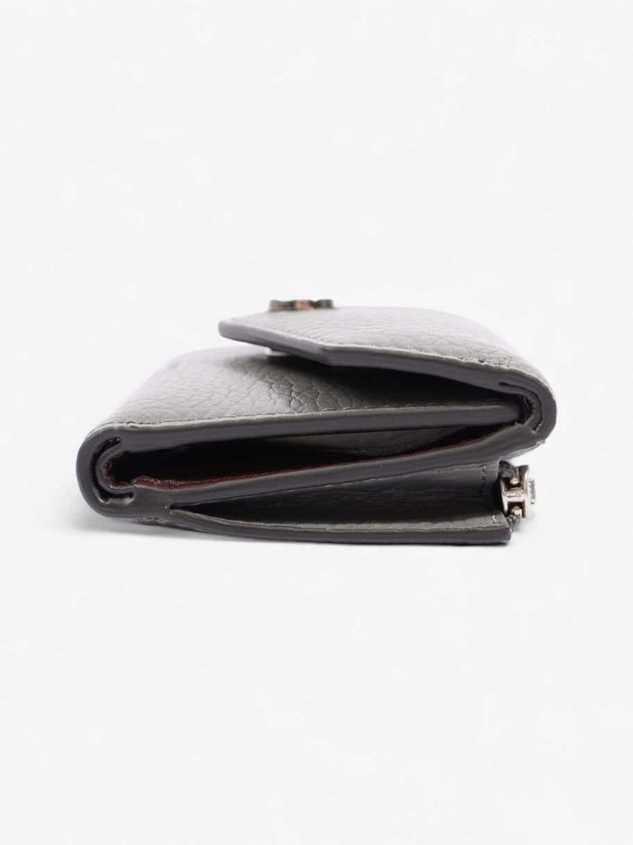 Mulberry Folded Multi-Card Wallet Charcoal Grained Leather Image 3