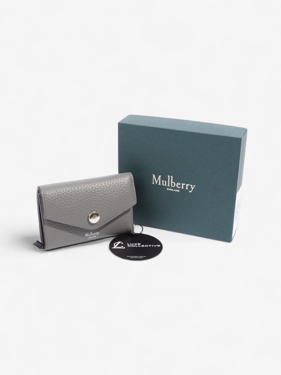 Mulberry Folded Multi-Card Wallet Charcoal Grained Leather Image 7