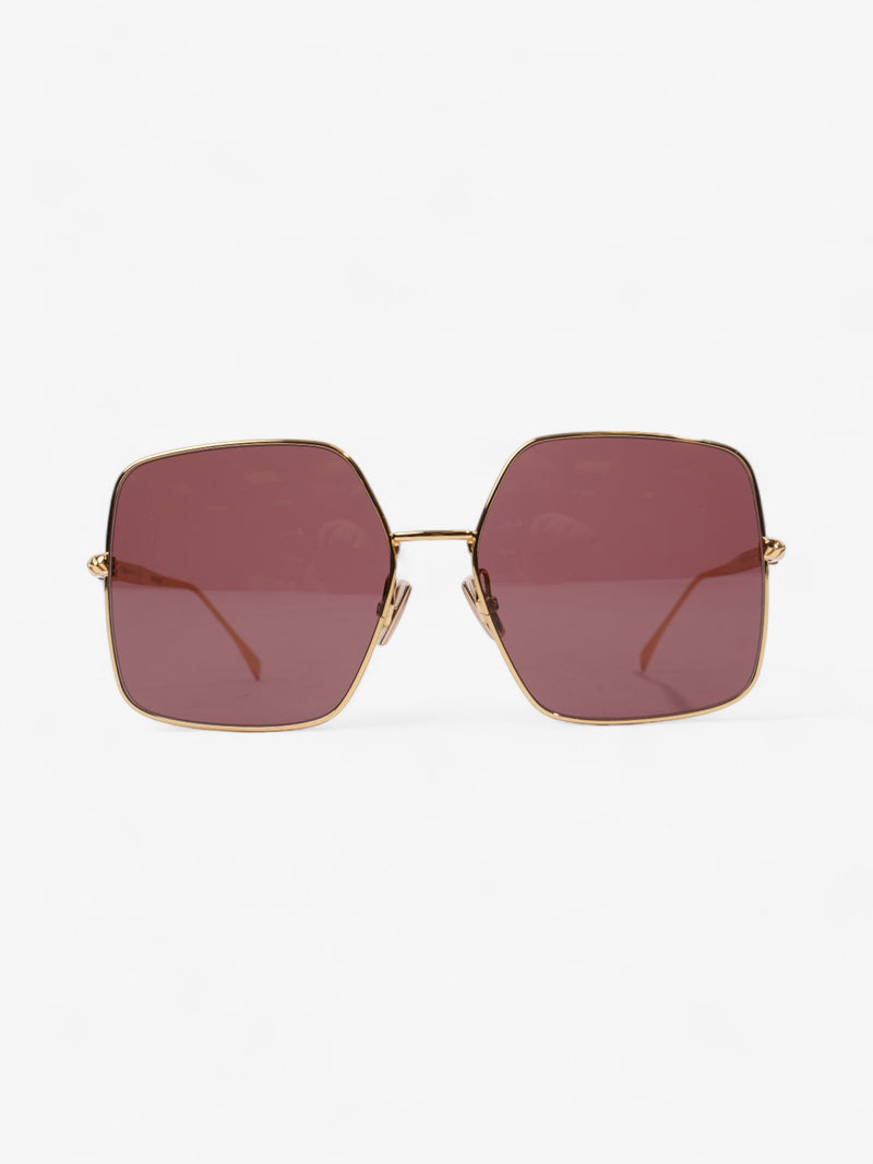  Fendi FF Sunglasses Gold Acetate 145mm