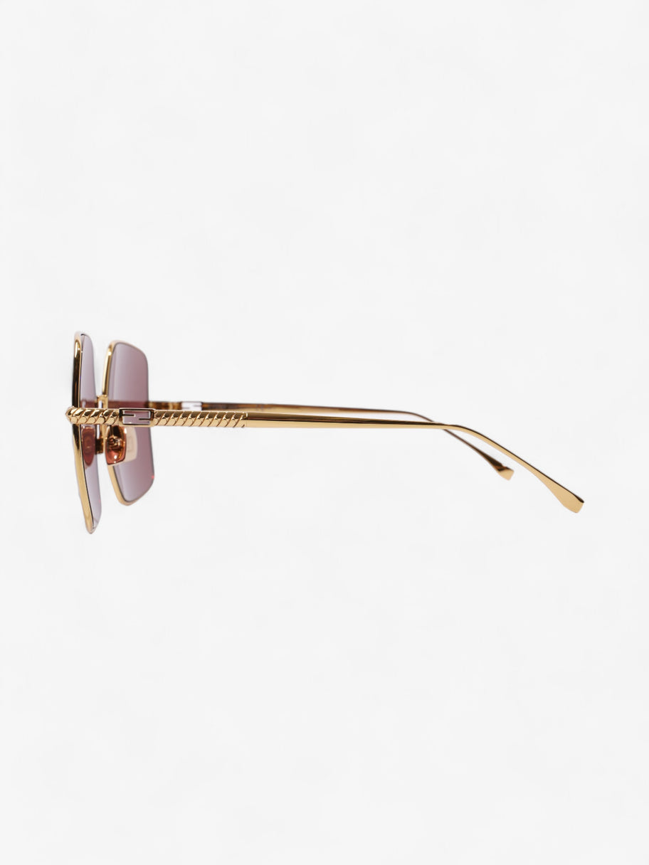 Fendi FF Sunglasses Gold Acetate 145mm Image 2