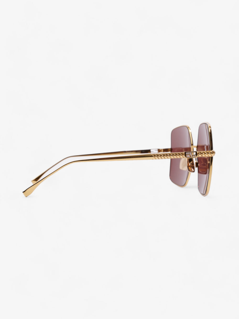 Fendi FF Sunglasses Gold Acetate 145mm Image 4