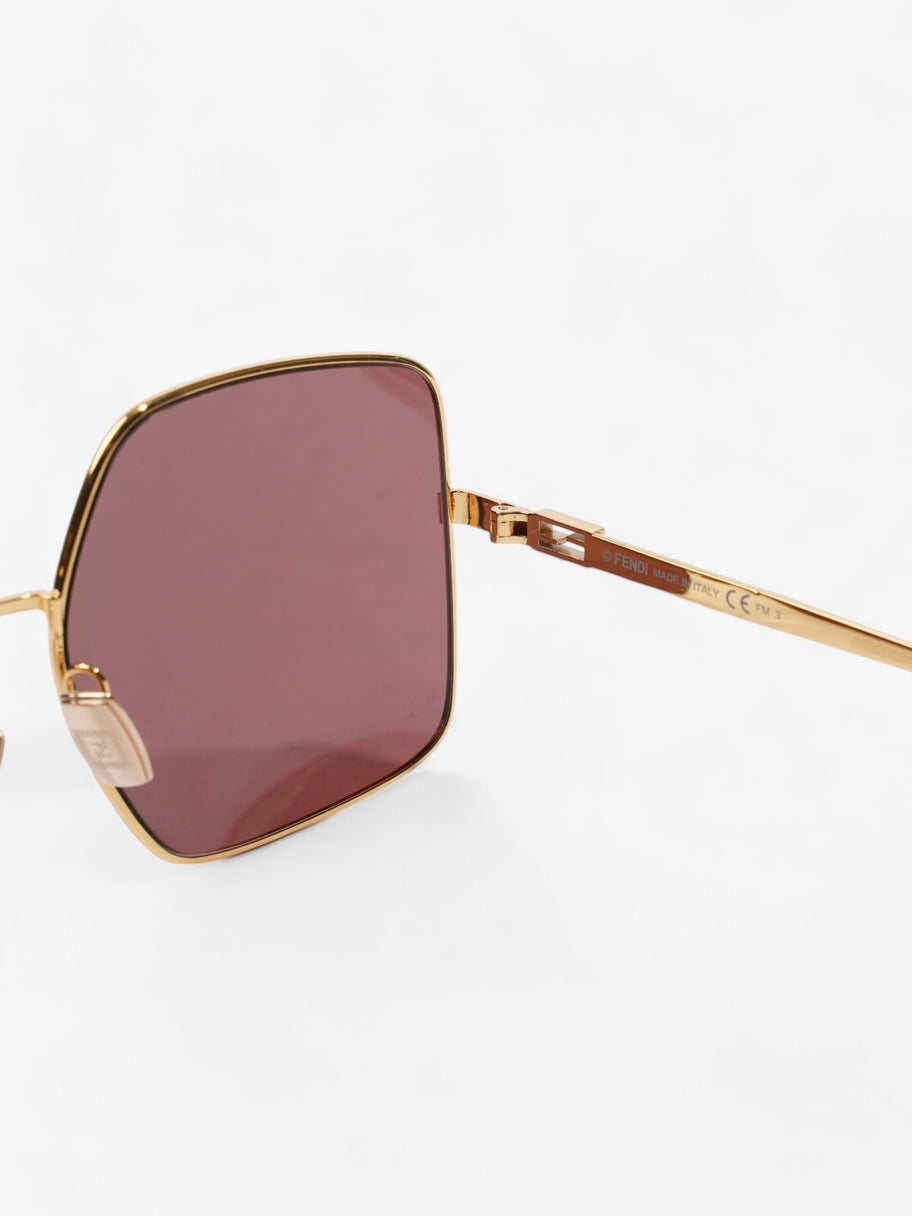 Fendi FF Sunglasses Gold Acetate 145mm Image 6