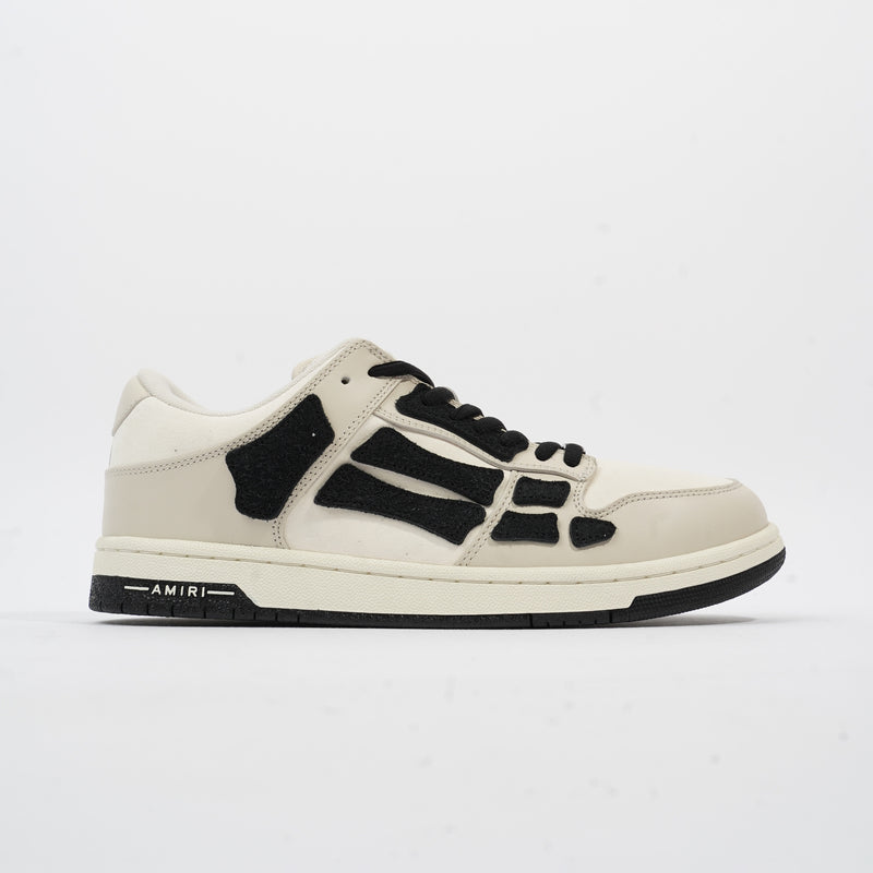  Amiri Chunky Skeleton Sneaker White / Black Leather EU 43 UK 9