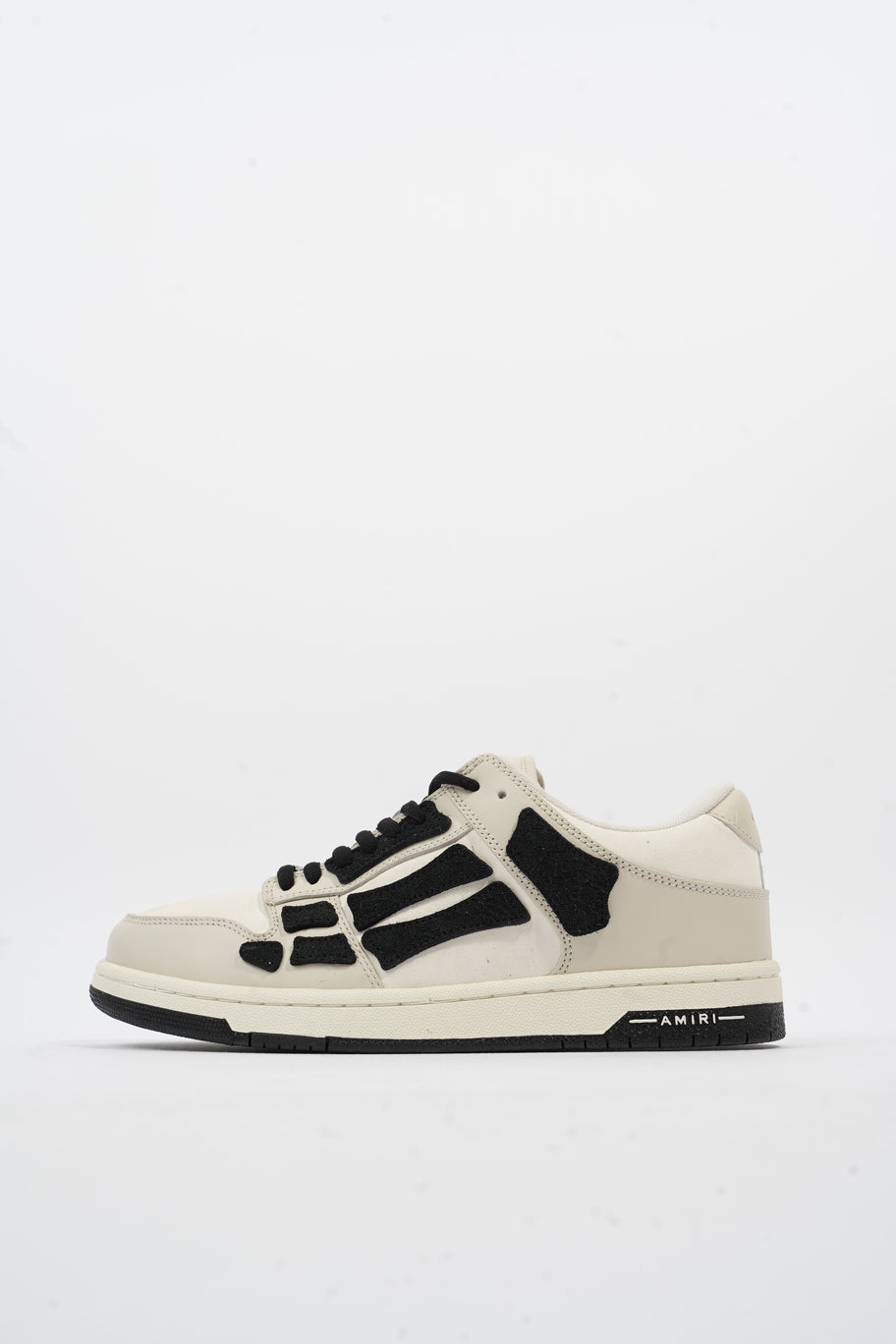 Amiri Chunky Skeleton Sneaker White / Black Leather EU 43 UK 9 Image 5