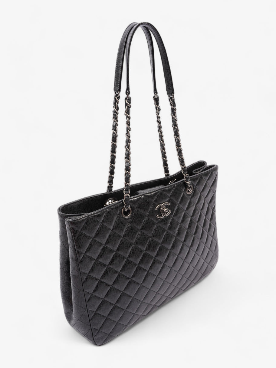 Timeless Classic Tote Black Caviar Leather Image 7