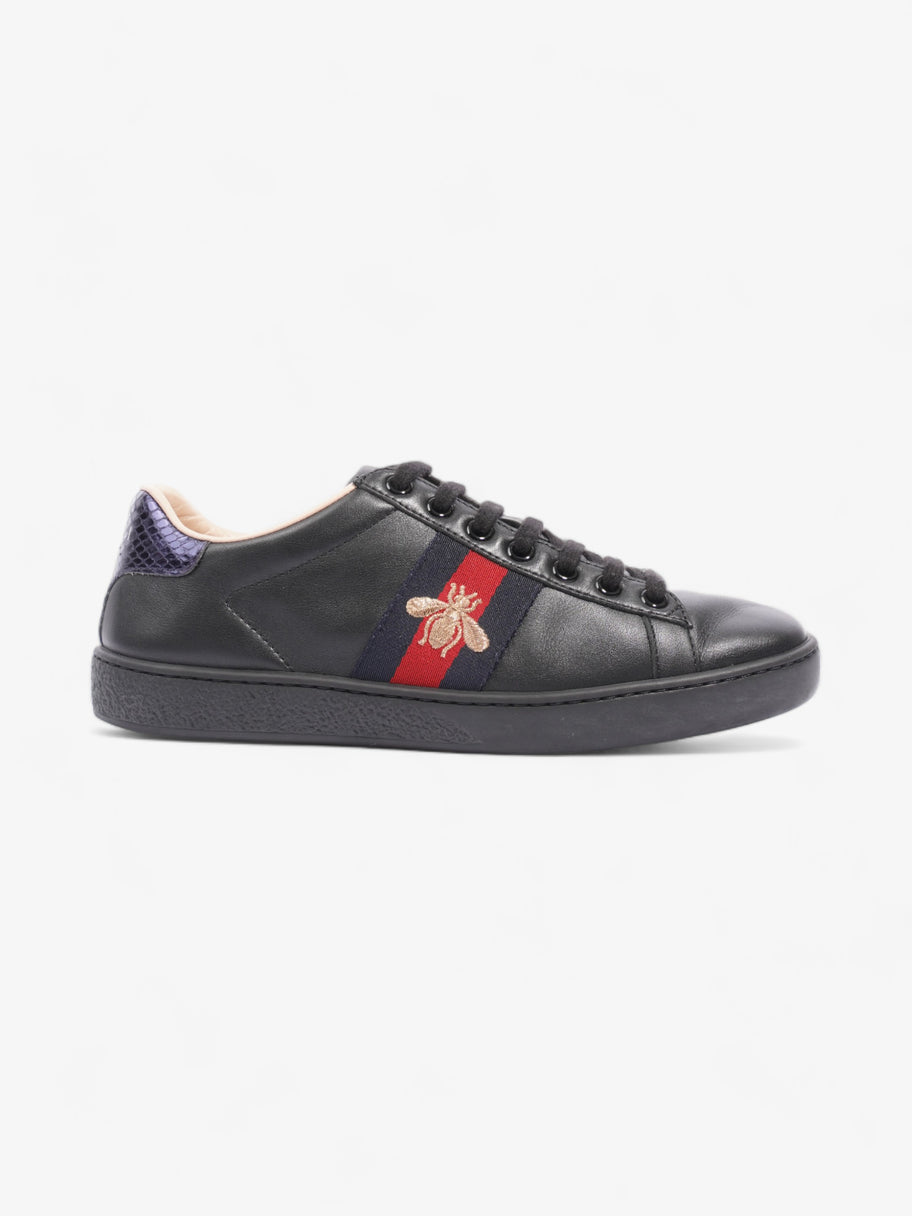 Gucci Ace Embroidered Bee Black / Red / Navy Leather EU 35.5 UK 2.5 Image 1