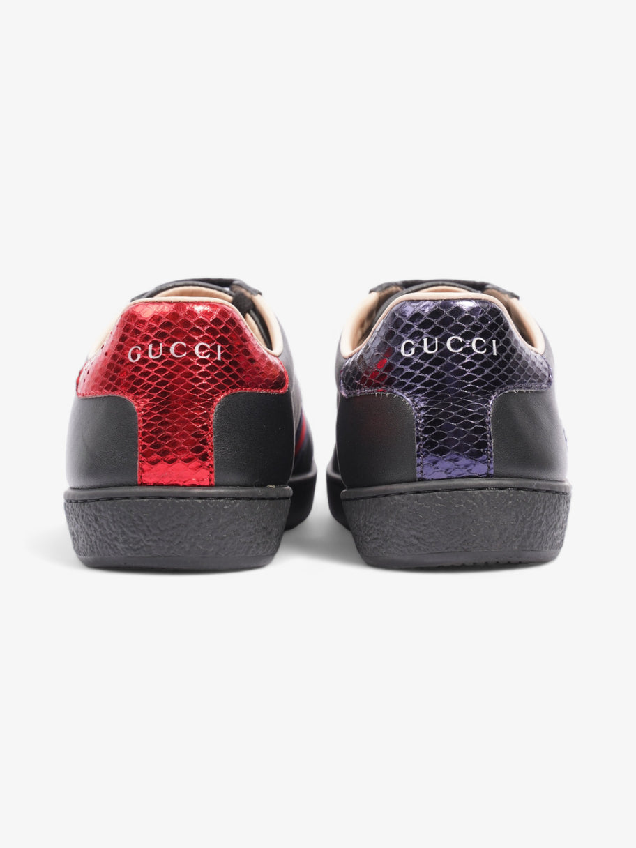 Gucci Ace Embroidered Bee Black / Red / Navy Leather EU 35.5 UK 2.5 Image 6