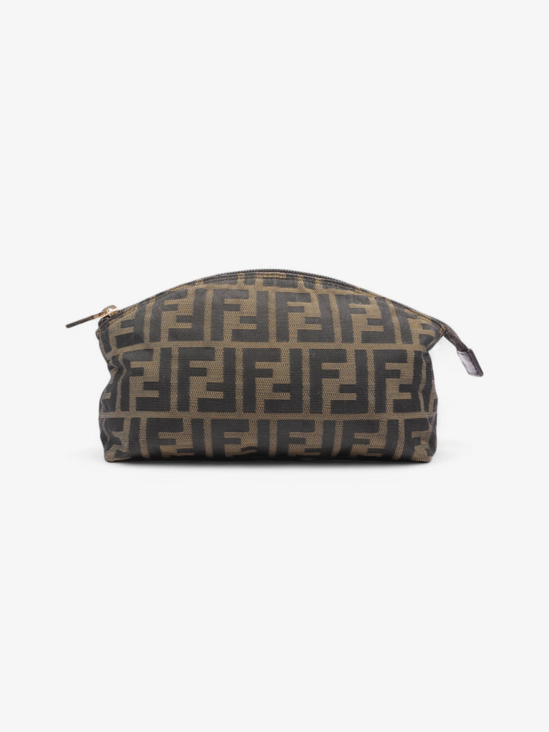  Fendi FF Pouch Black / Brown Canvas