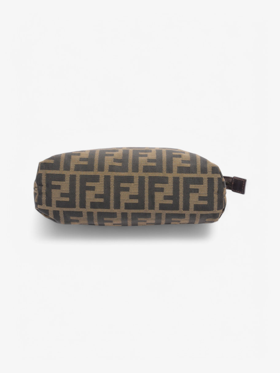 Fendi FF Pouch Black / Brown Canvas Image 5