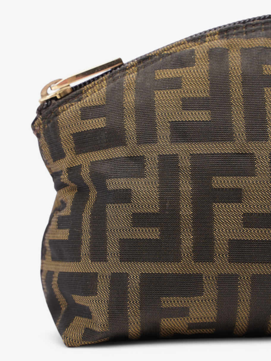 Fendi FF Pouch Black / Brown Canvas Image 6