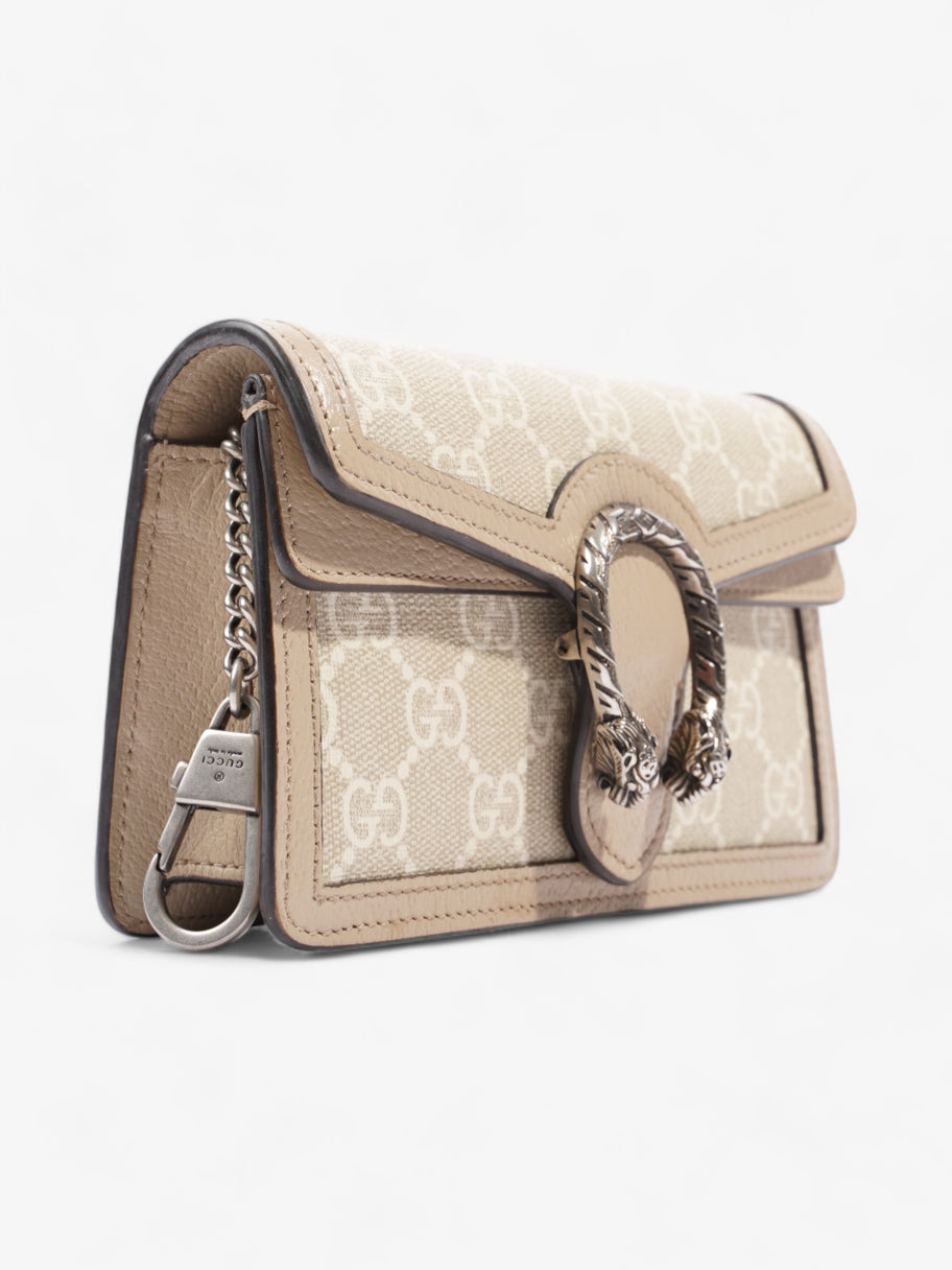 Gucci Dionysus GG Super Mini Beige And White GG Supreme / Oatmeal Coated Canvas Image 7