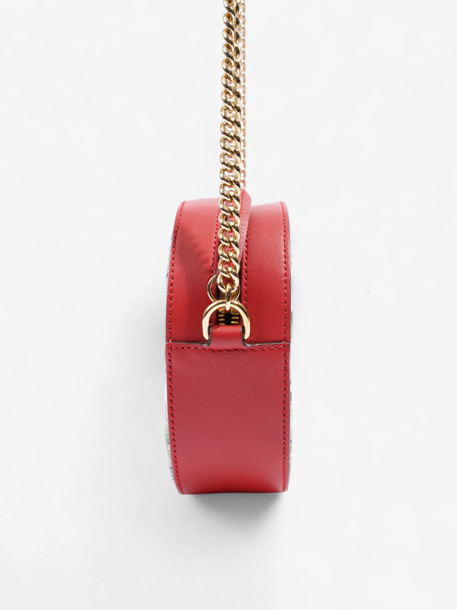 Gucci Blooms Chain GG Bloom / GG Supreme / Hibiscus Red Coated Canvas Mini Image 5