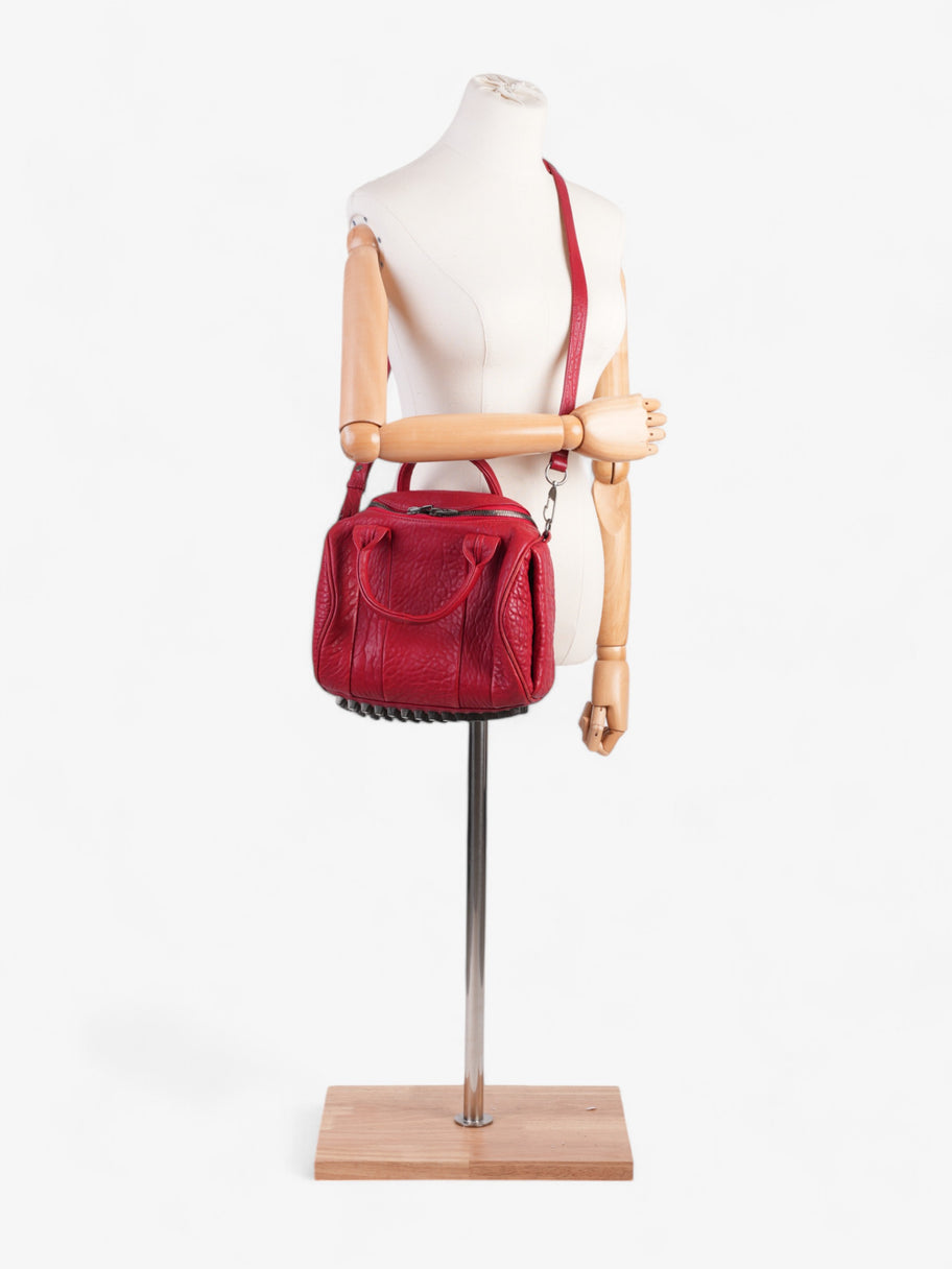 Alexander Wang Rockie Duffel Red Leather Image 2