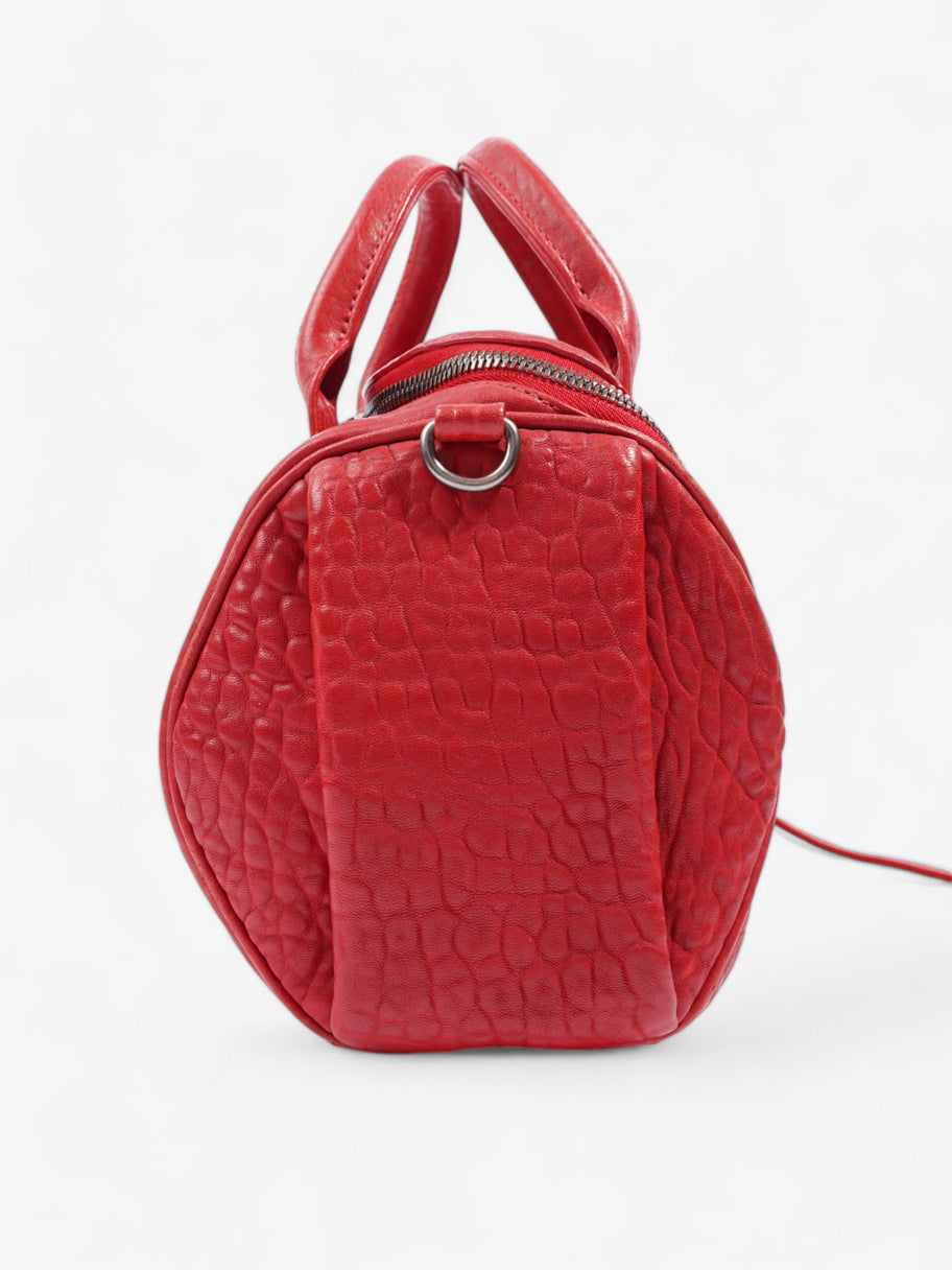 Alexander Wang Rockie Duffel Red Leather Image 3