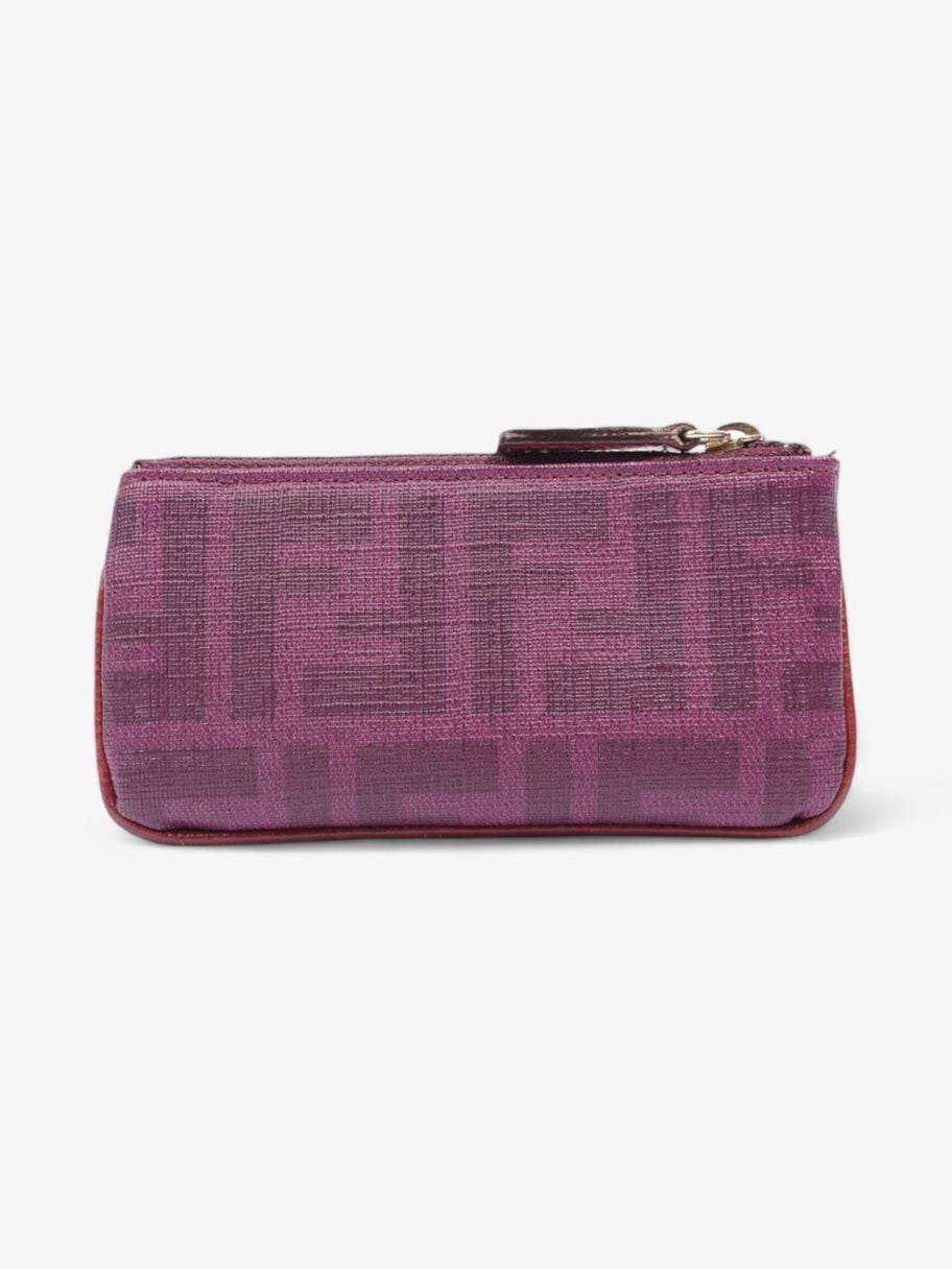 Fendi Zucca Coin Purse Grape Canvas Image 2