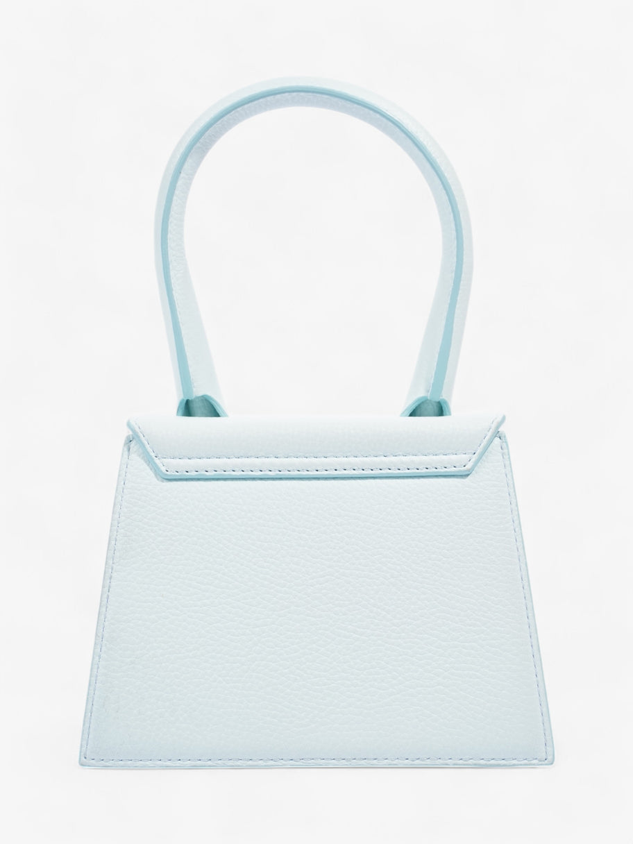 Jacquemus Le chiquito Moyen Bag Blue Leather Image 4