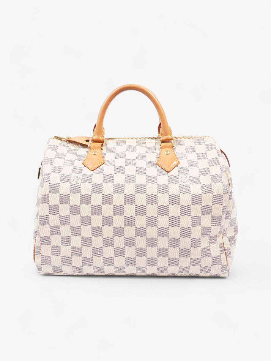 Speedy Damier Azur Coated Canvas 30 Image 4