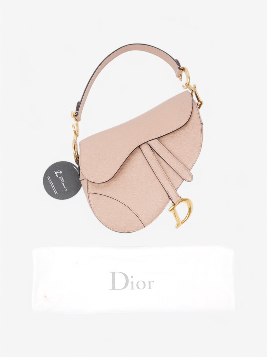 Christian Dior Saddle Bag Rose Beige  Calfskin Leather Image 10