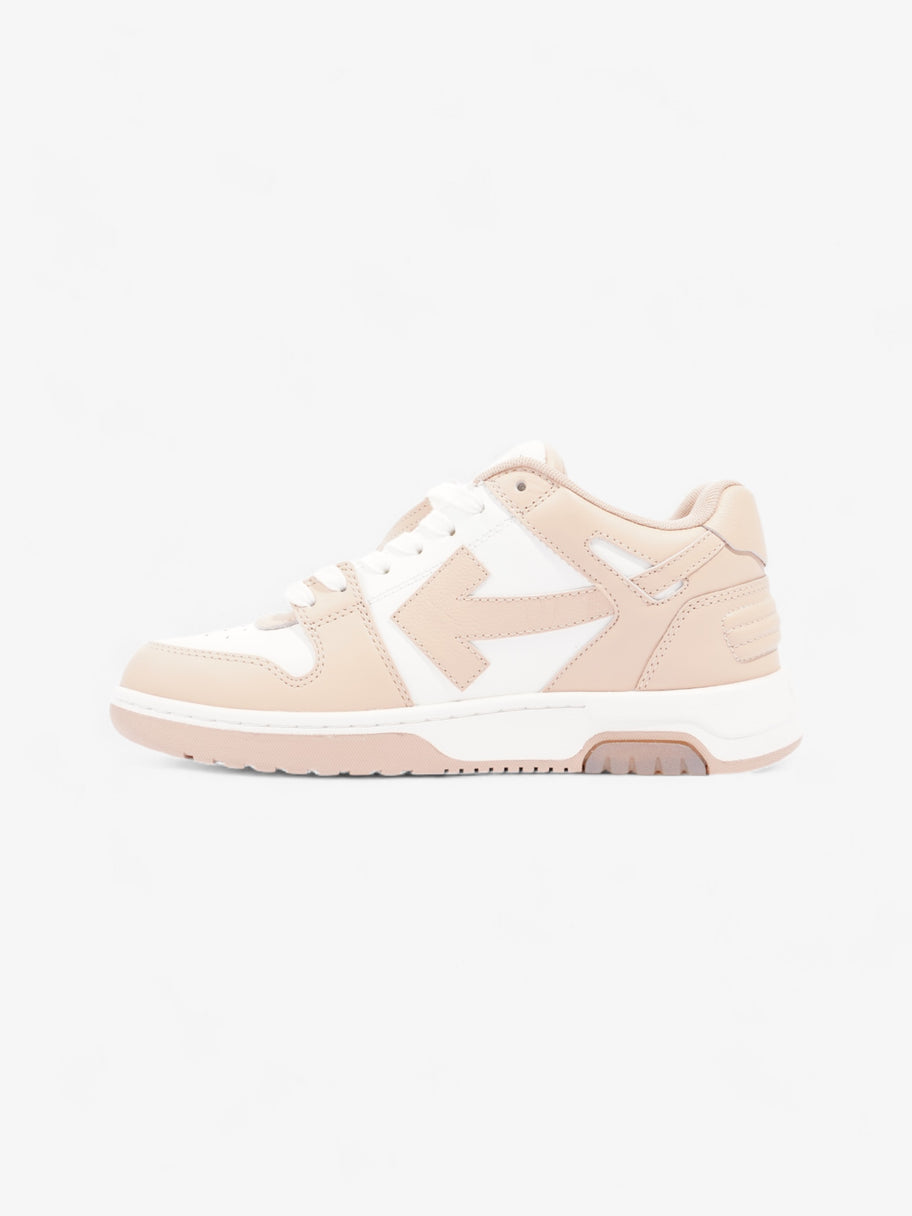 Off White Out Of Office Sneakers White  / Nude Leather EU 39 UK 6 Image 3