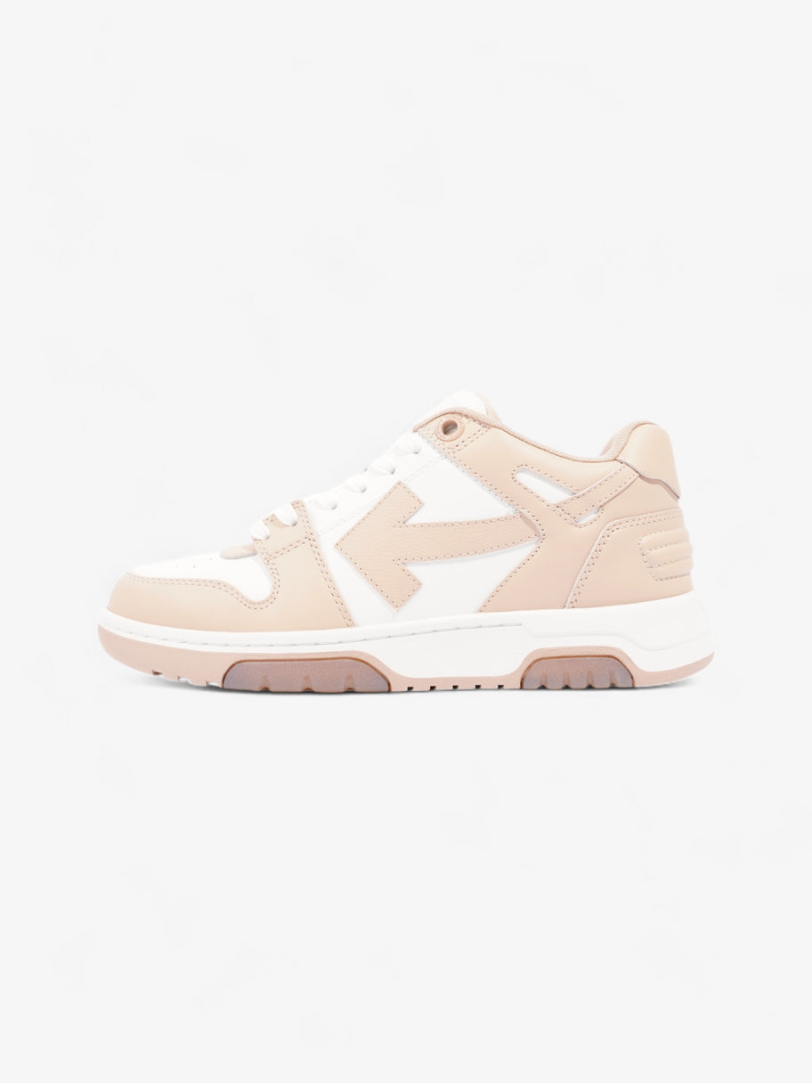 Off White Out Of Office Sneakers White  / Nude Leather EU 39 UK 6 Image 5