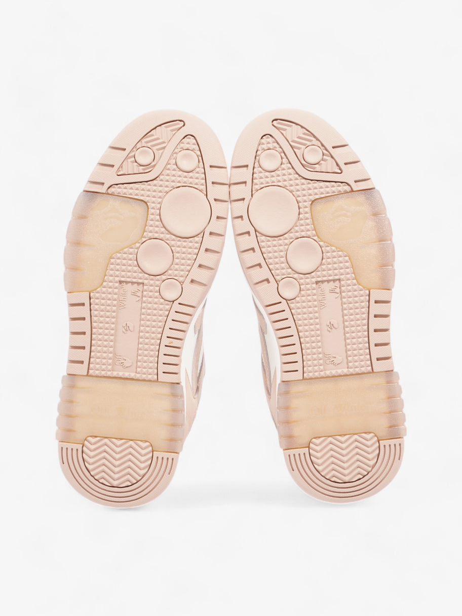 Off White Out Of Office Sneakers White  / Nude Leather EU 39 UK 6 Image 7