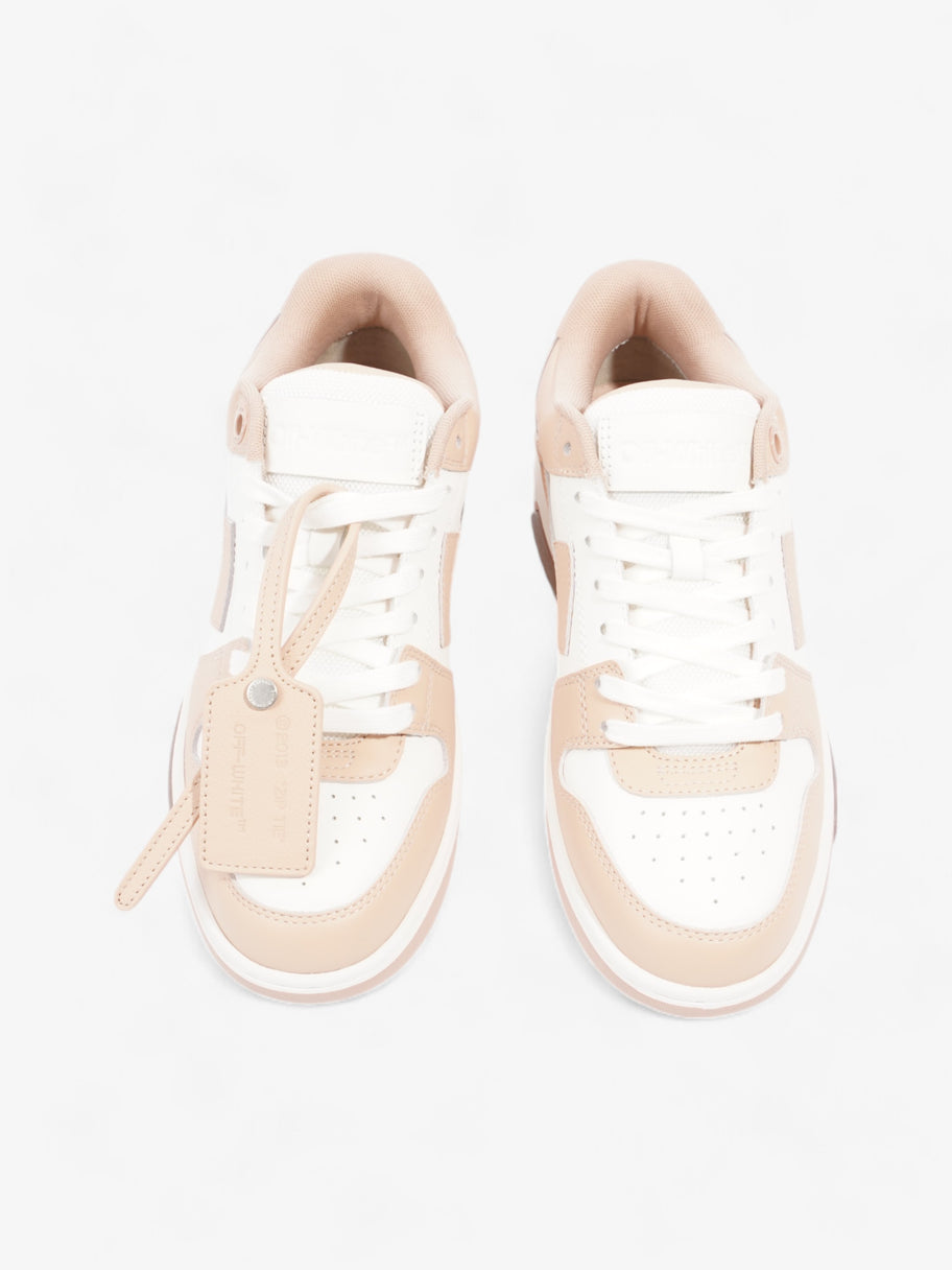 Off White Out Of Office Sneakers White  / Nude Leather EU 39 UK 6 Image 8