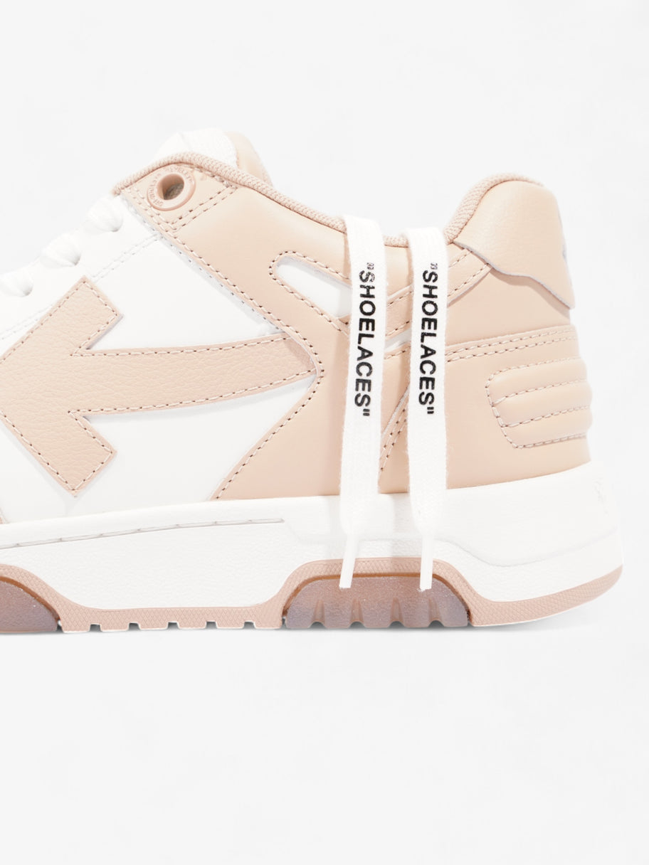 Off White Out Of Office Sneakers White  / Nude Leather EU 39 UK 6 Image 9