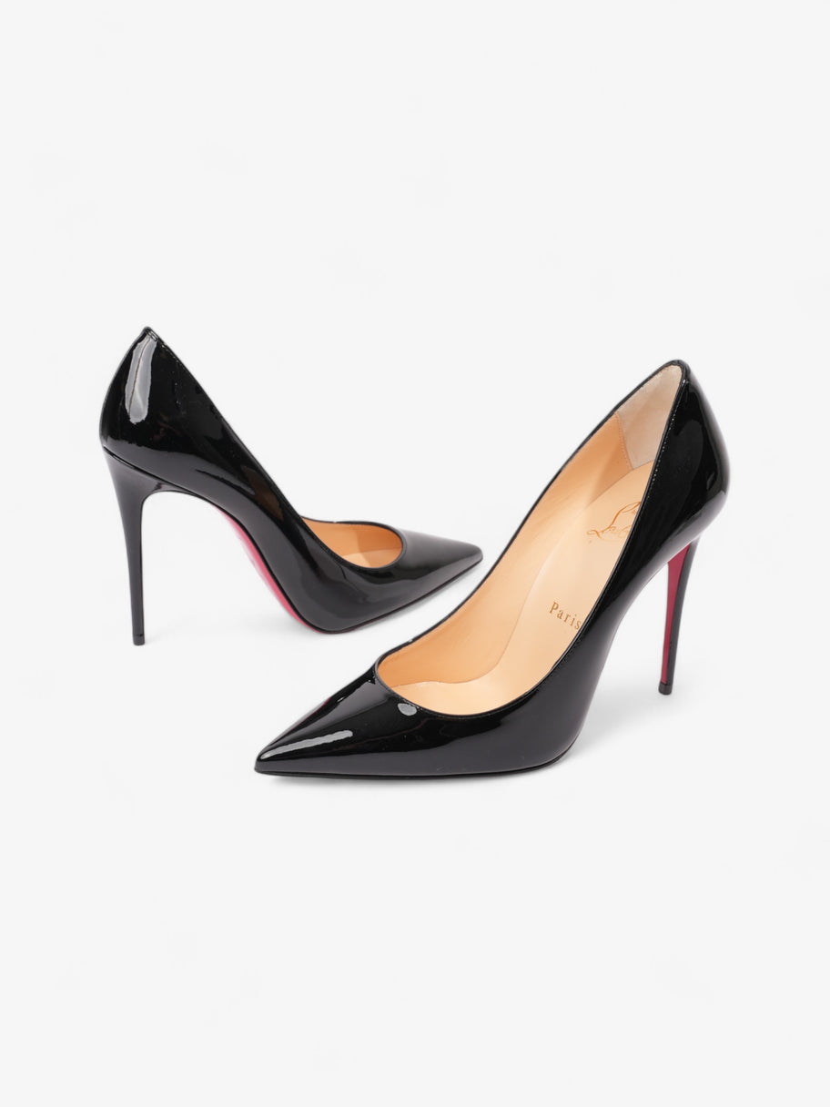 Christian Louboutin Kate 100mm Black Patent Leather EU 37 UK 4 Image 9