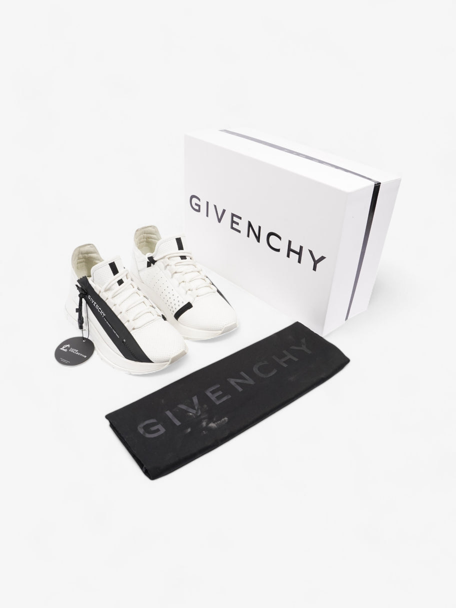 Givenchy Spectre Zip Sneakers White  / Black Leather EU 37 UK 4 Image 10