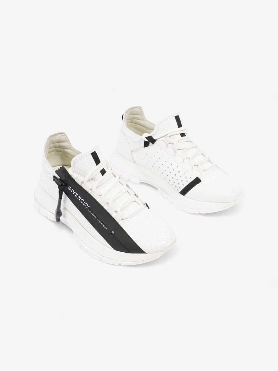 Givenchy Spectre Zip Sneakers White  / Black Leather EU 37 UK 4 Image 2