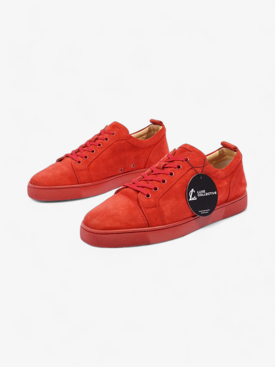 Christian Louboutin Louis Junior Sneakers Red Suede EU 43.5 UK 9.5 Image 10