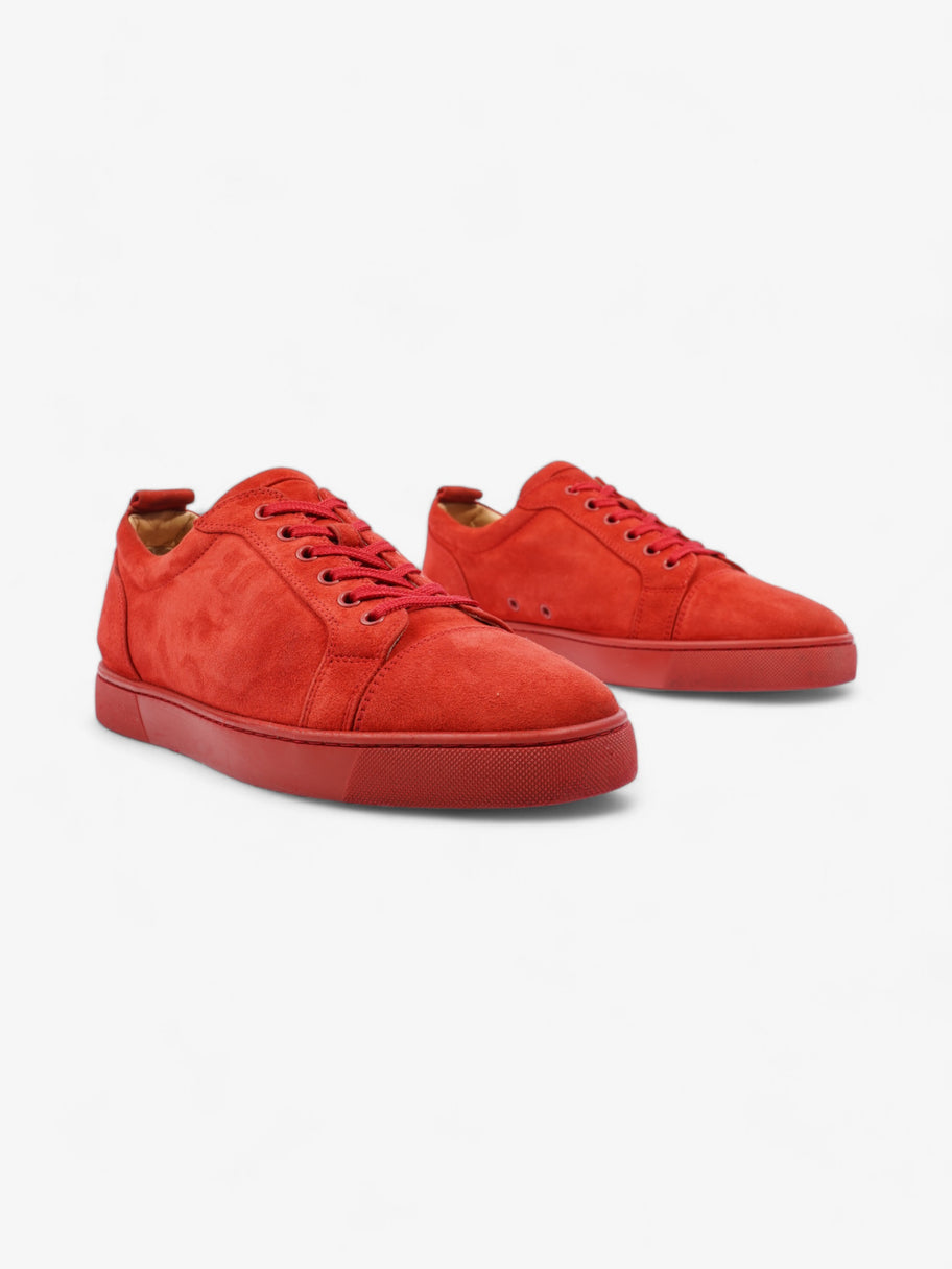 Christian Louboutin Louis Junior Sneakers Red Suede EU 43.5 UK 9.5 Image 2