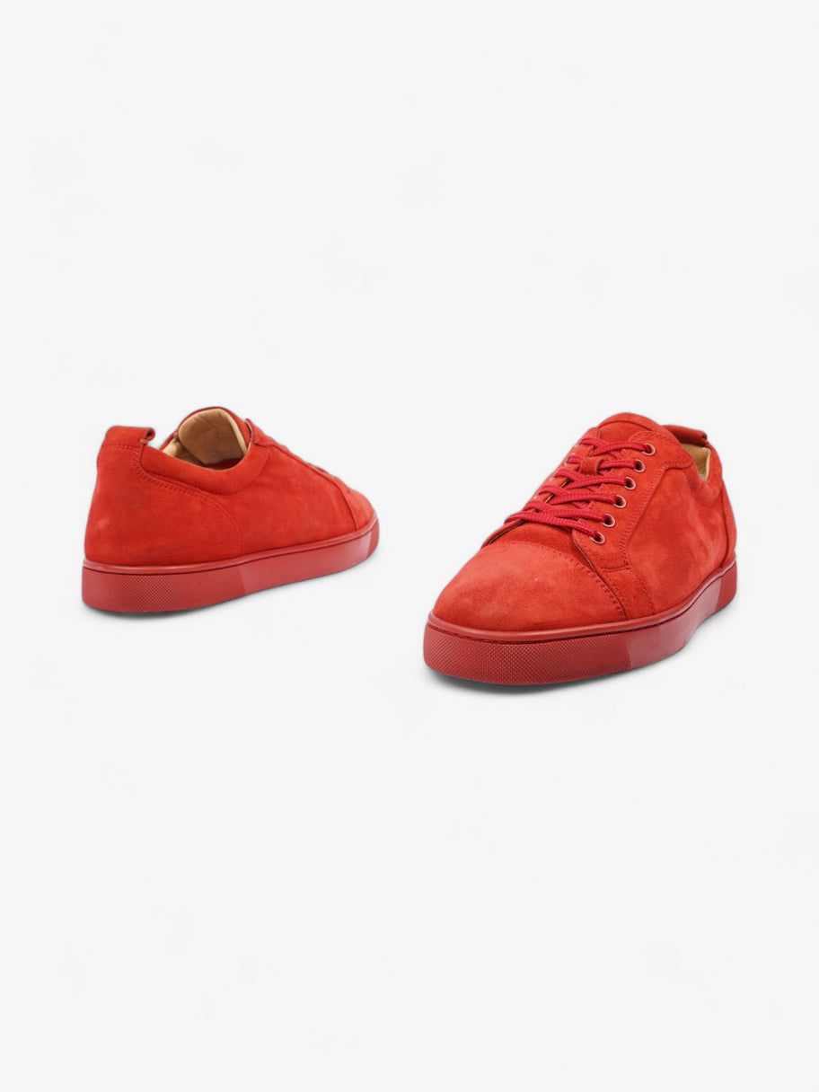 Christian Louboutin Louis Junior Sneakers Red Suede EU 43.5 UK 9.5 Image 9