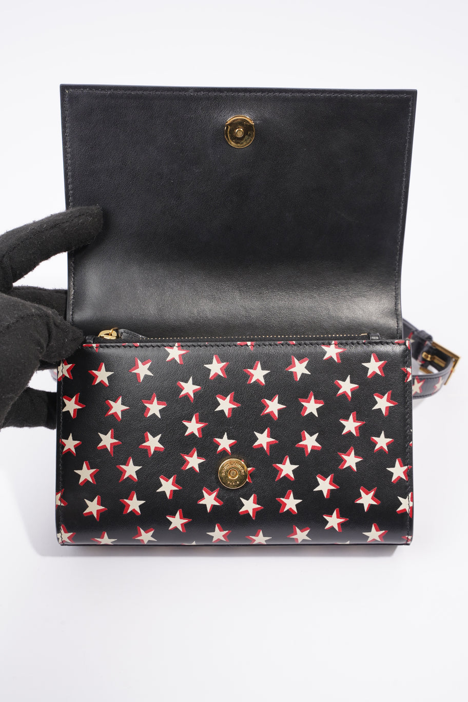 Kate Belt Bag Black / Stars Leather Image 9