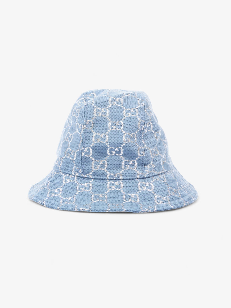 Lame Bucket Hat Blue / Silver Canvas S Image 1