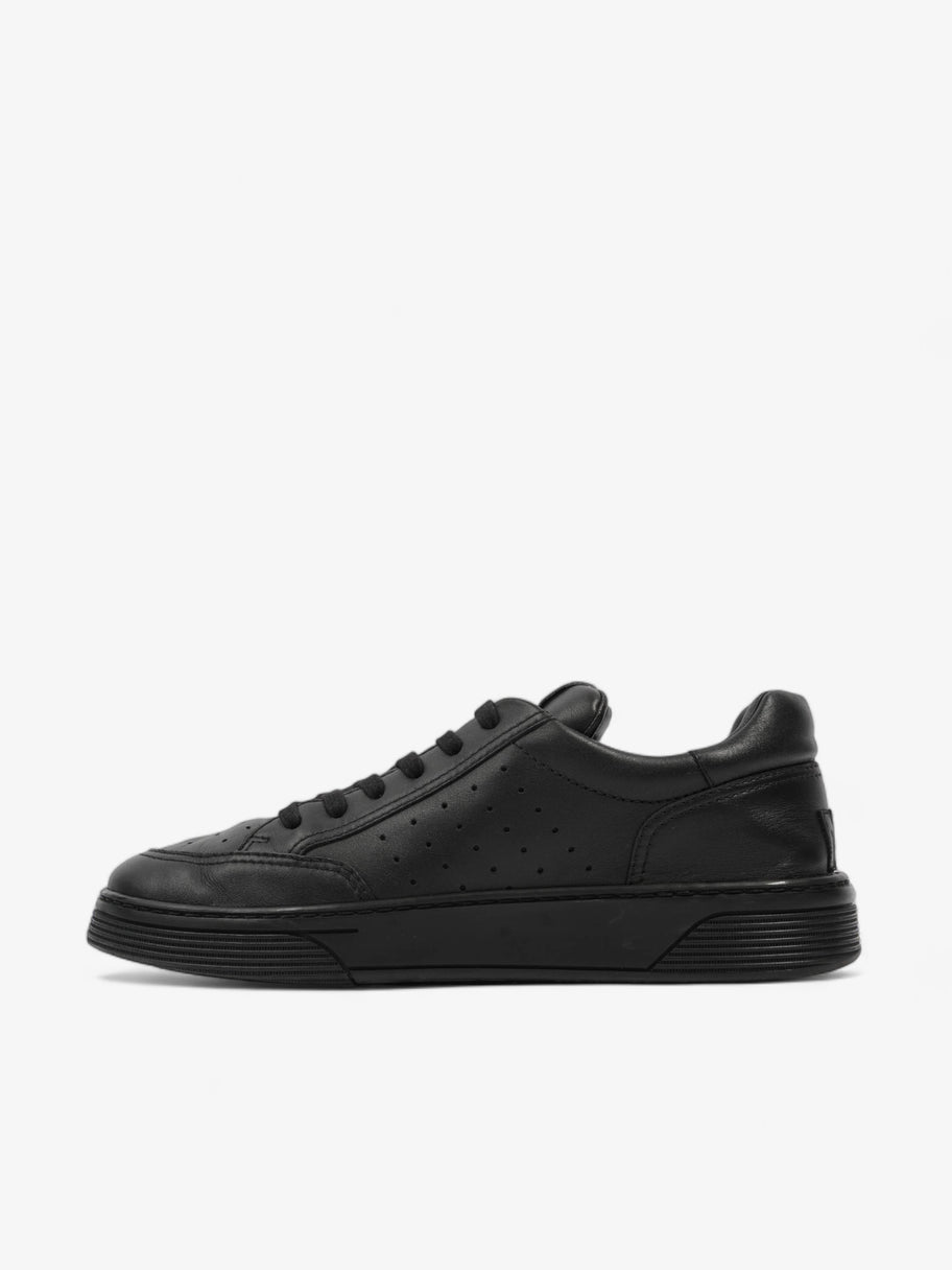 Chanel Low Top Sneaker Black Leather EU 43 UK 9 Image 3