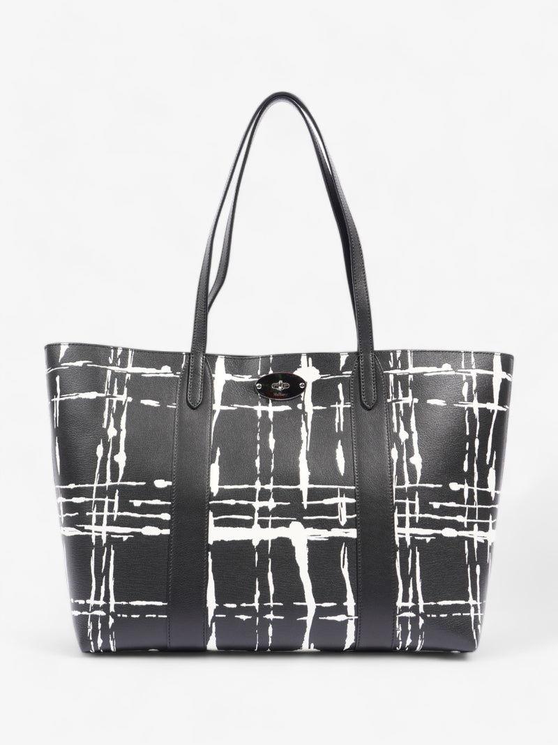  Bayswater Printed Tote Black / White Leather