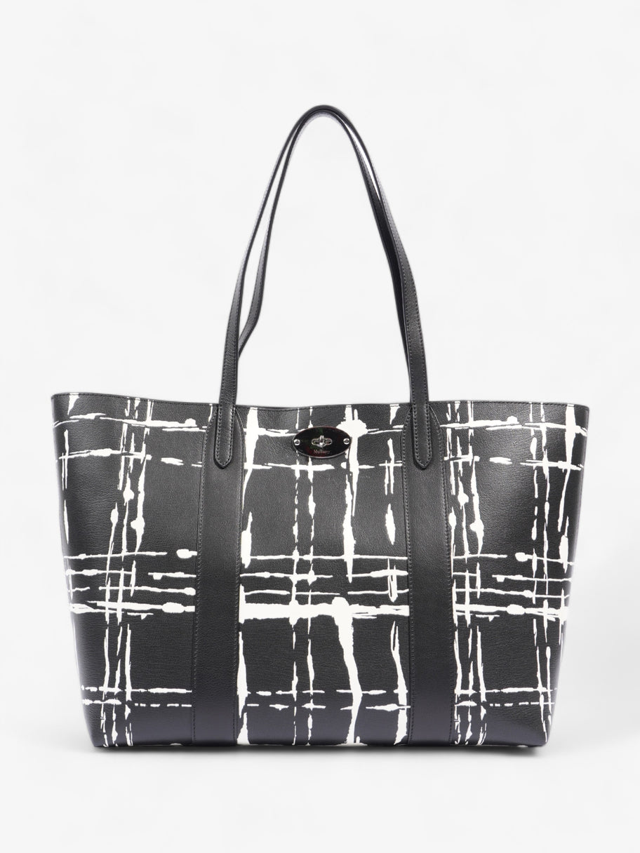 Bayswater Printed Tote Black / White Leather Image 1