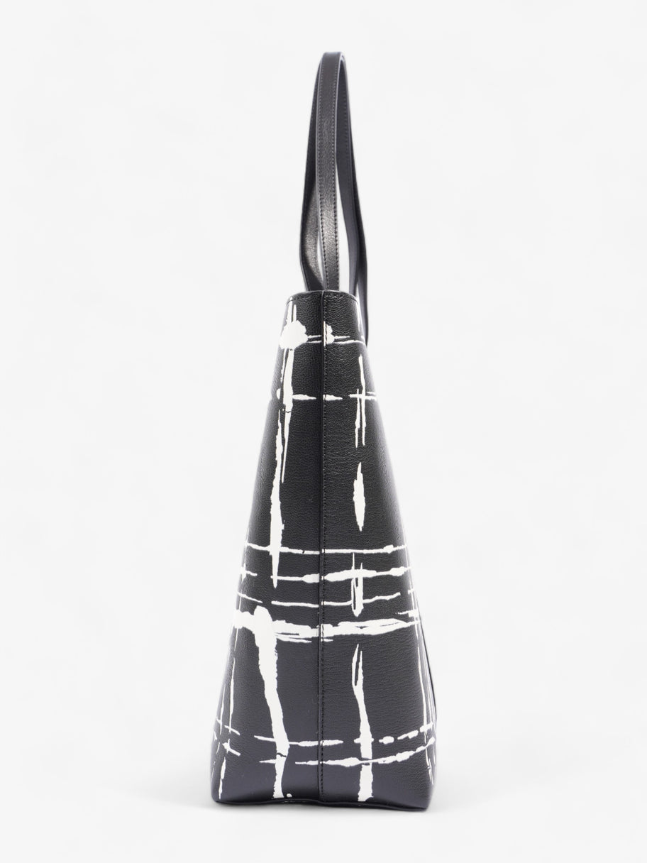 Bayswater Printed Tote Black / White Leather Image 5